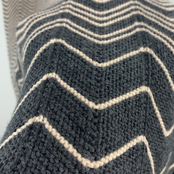 Tory Burch Kent Merino Wool Knit Sweater Dress Size Medium gray - Picture 6 of 10